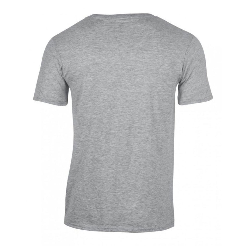 Gildan Men's Sport Grey SoftStyle V Neck T-Shirt