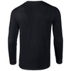 Gildan Men's Black SoftStyle Long Sleeve T-Shirt