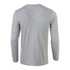 Gildan Men's Sport Grey SoftStyle Long Sleeve T-Shirt