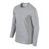 Gildan Men's Sport Grey SoftStyle Long Sleeve T-Shirt