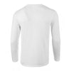 Gildan Men's White SoftStyle Long Sleeve T-Shirt