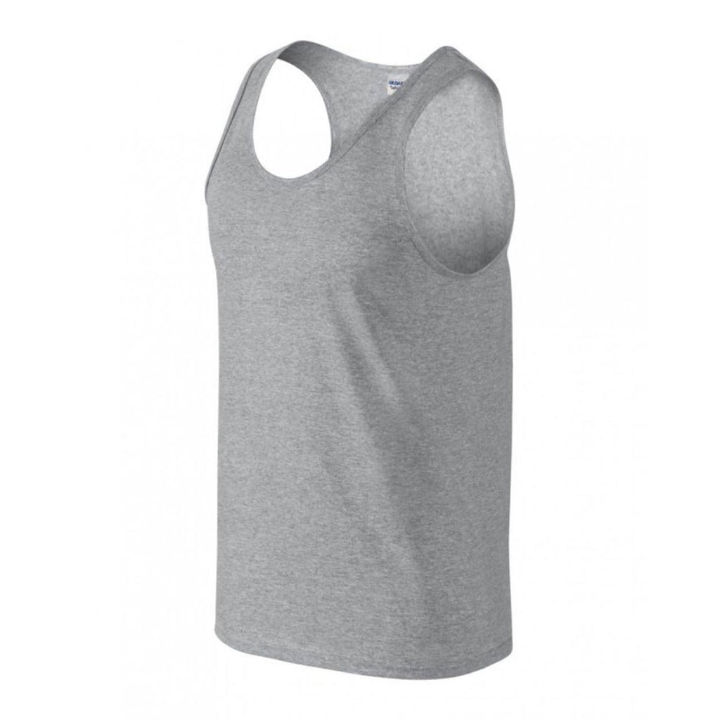 Gildan Men's Sport Grey SoftStyle Tank Top