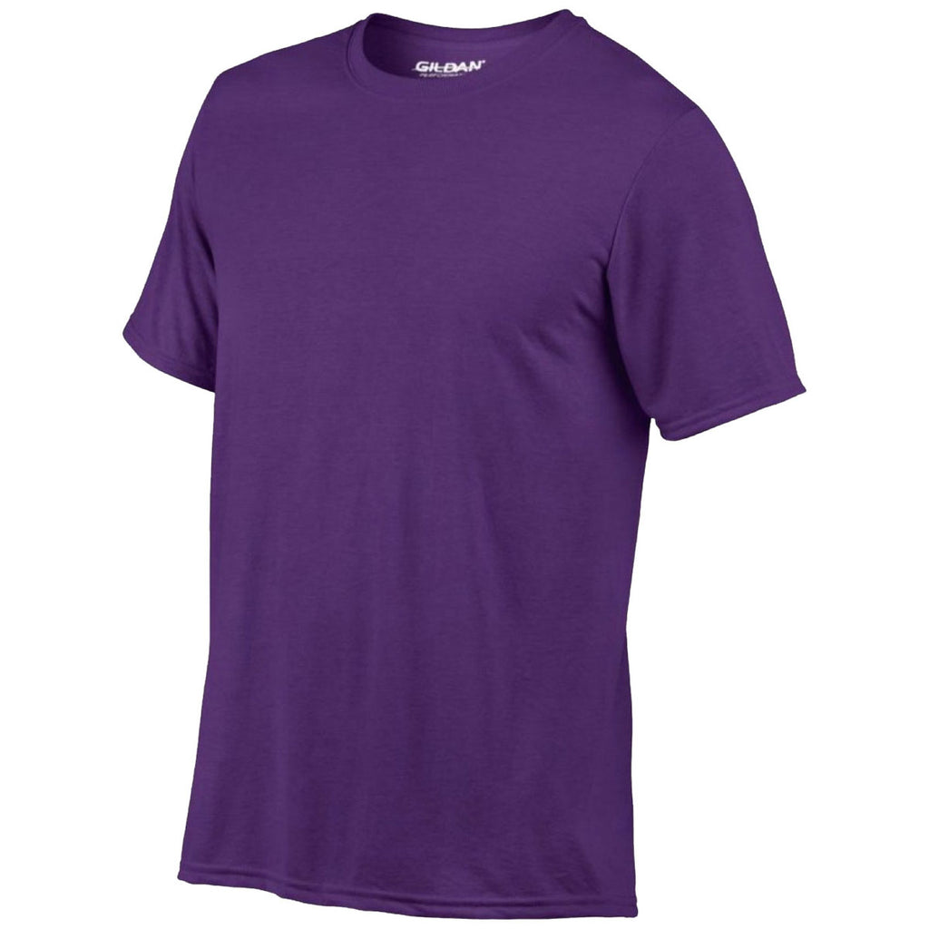 Gildan Men's Purple Performance T-Shirt