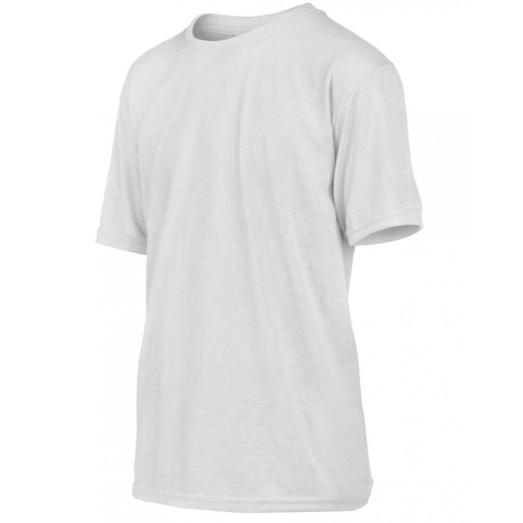 Gildan Youth White Performance T-Shirt