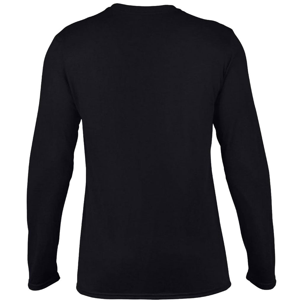 Gildan Men's Black Performance Long Sleeve T-Shirt