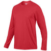 Gildan Men's Red Performance Long Sleeve T-Shirt