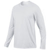 Gildan Men's White Performance Long Sleeve T-Shirt