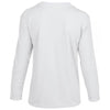 Gildan Youth White Performance Long Sleeve T-Shirt