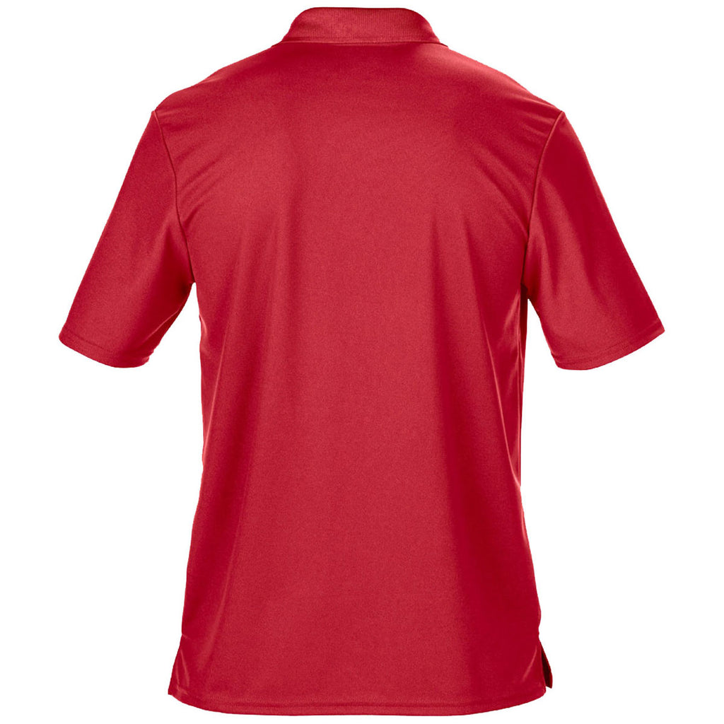 Gildan Men's Red Performance Double Pique Polo Shirt