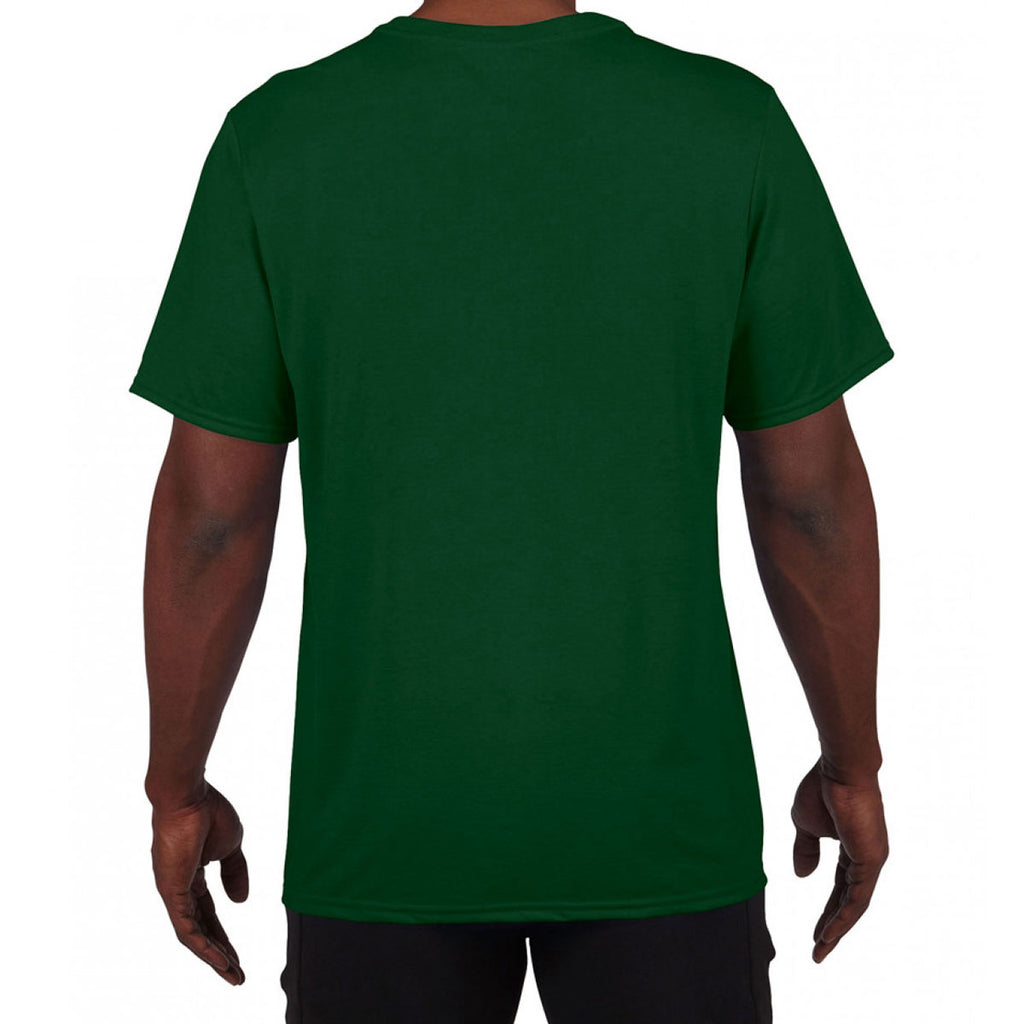Gildan Men's Sport Dark Green Performance Core T-Shirt