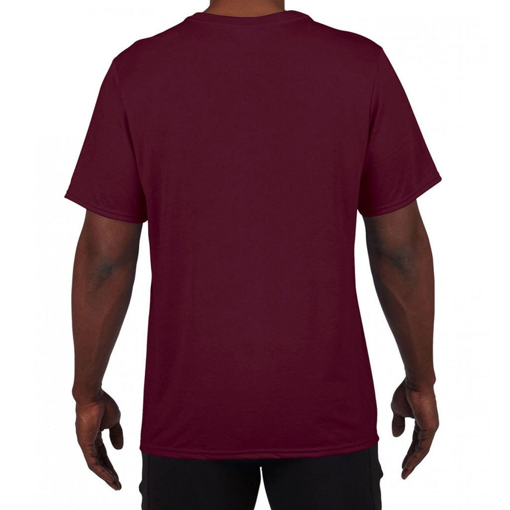 Gildan Men's Sport Dark Maroon Performance Core T-Shirt
