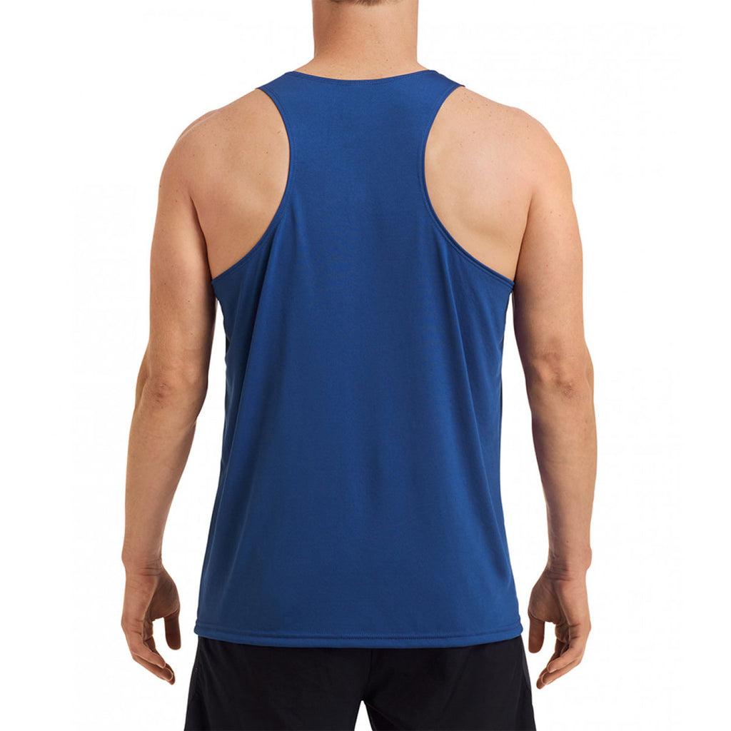 Gildan Men's Sport Royal Performance Racer Back Singlet
