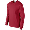 Gildan Men's Cardinal Red Ultra Cotton Long Sleeve T-Shirt