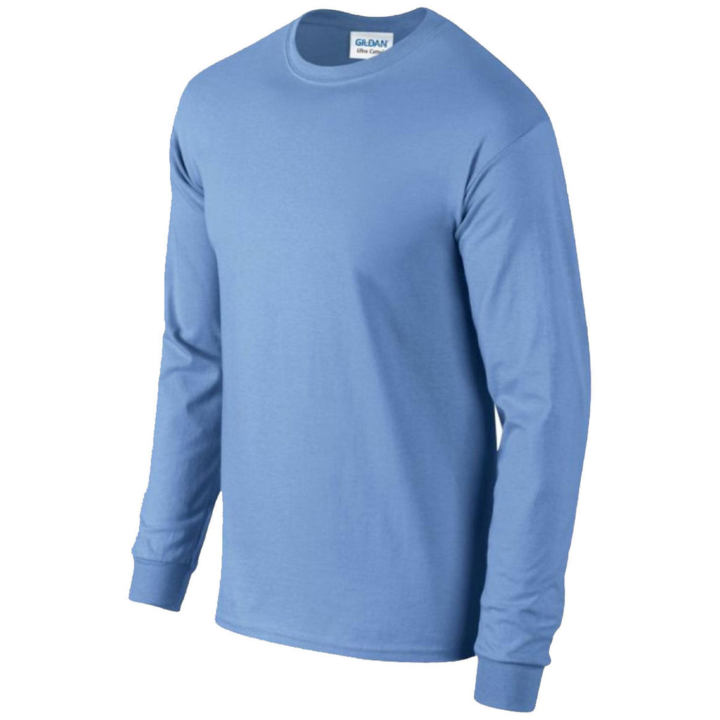 Gildan Men's Carolina Blue Ultra Cotton Long Sleeve T-Shirt