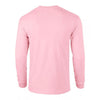 Gildan Men's Light Pink Ultra Cotton Long Sleeve T-Shirt