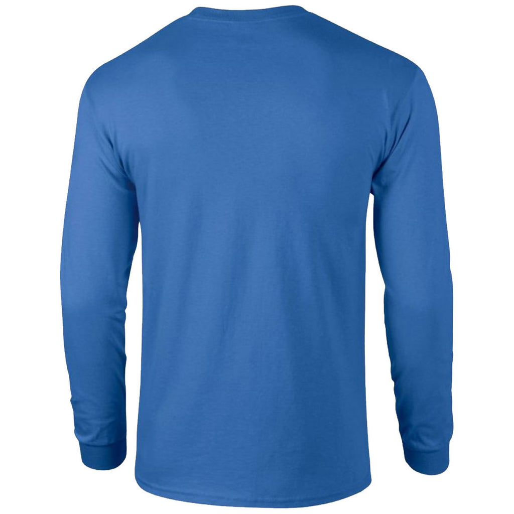 Gildan Men's Royal Ultra Cotton Long Sleeve T-Shirt