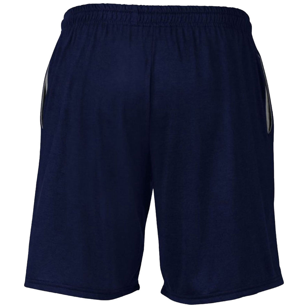 Gildan Men's Navy Performance Shorts