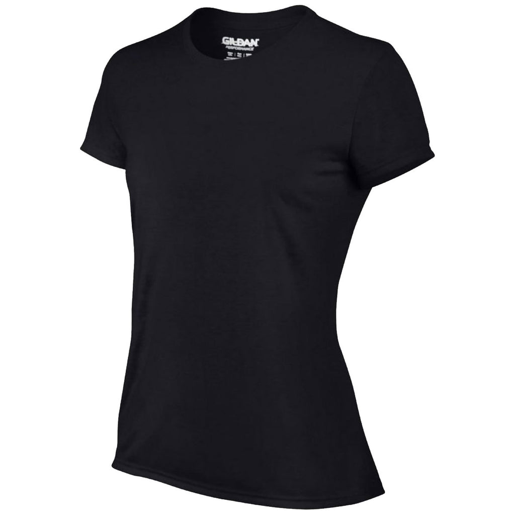 Gildan Women's Black Performance T-Shirt