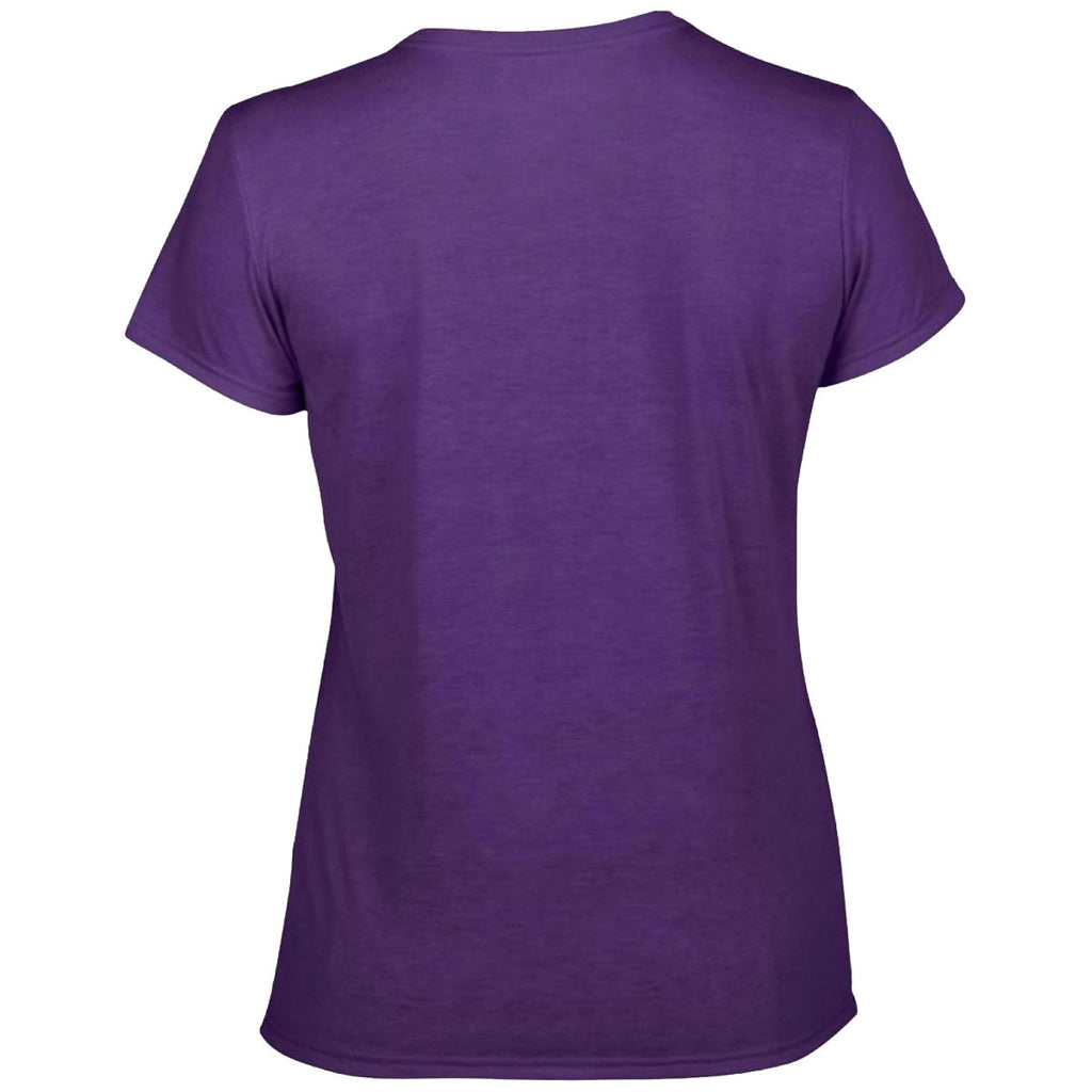 Gildan Women's Purple Performance T-Shirt