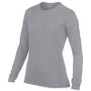 Gildan Women's Sport Grey Performance Long Sleeve T-Shirt