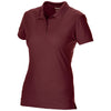 Gildan Women's Maroon Performance Double Pique Polo Shirt
