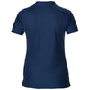 Gildan Women's Navy Performance Double Pique Polo Shirt