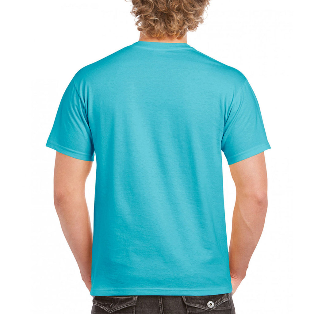 Gildan Men's Lagoon Blue Hammer Heavyweight T-Shirt