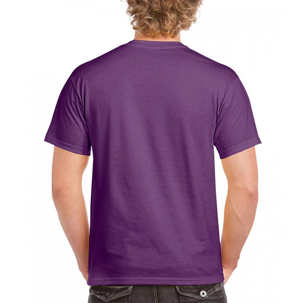 Gildan Men's Sport Purple Hammer Heavyweight T-Shirt