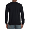 Gildan Men's Black Hammer Heavyweight Long Sleeve T-Shirt