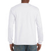 Gildan Men's White Hammer Heavyweight Long Sleeve T-Shirt
