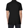 Gildan Men's Black SoftStyle Double Pique Polo Shirt