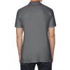 Gildan Men's Charcoal SoftStyle Double Pique Polo Shirt