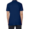 Gildan Men's Navy SoftStyle Double Pique Polo Shirt