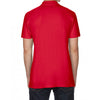 Gildan Men's Red SoftStyle Double Pique Polo Shirt