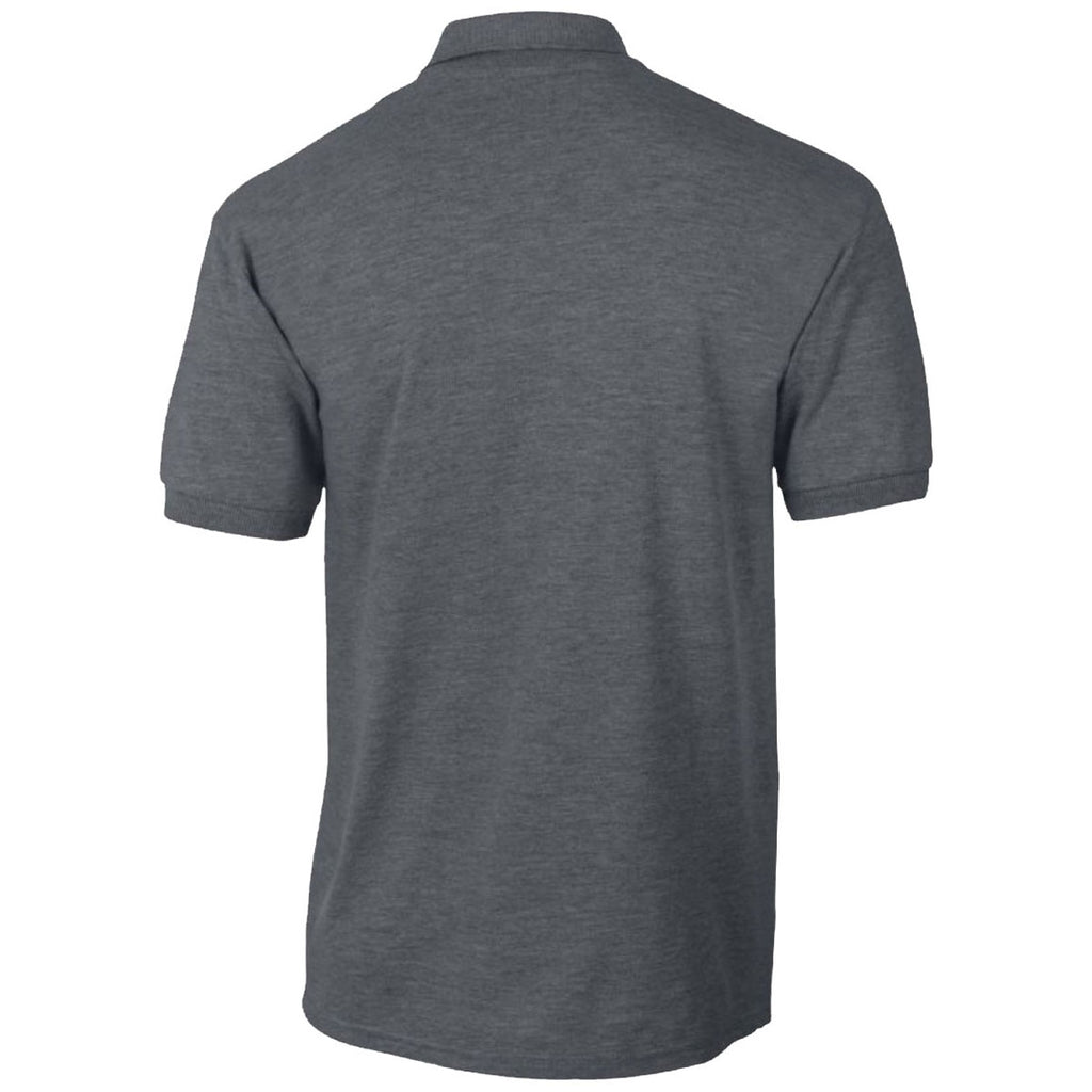 Gildan Men's Dark Heather Ultra Cotton Pique Polo Shirt