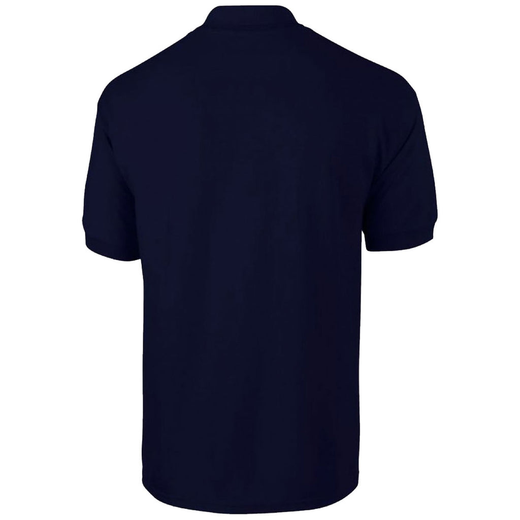 Gildan Men's Navy Ultra Cotton Pique Polo Shirt