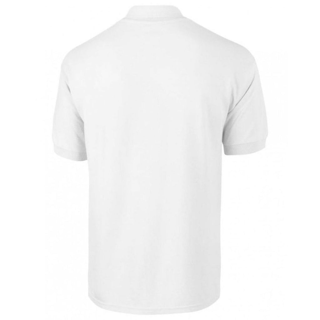 Gildan Men's White Ultra Cotton Pique Polo Shirt