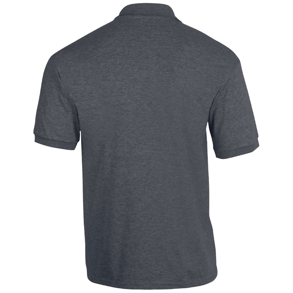 Gildan Men's Dark Heather DryBlend Jersey Polo Shirt