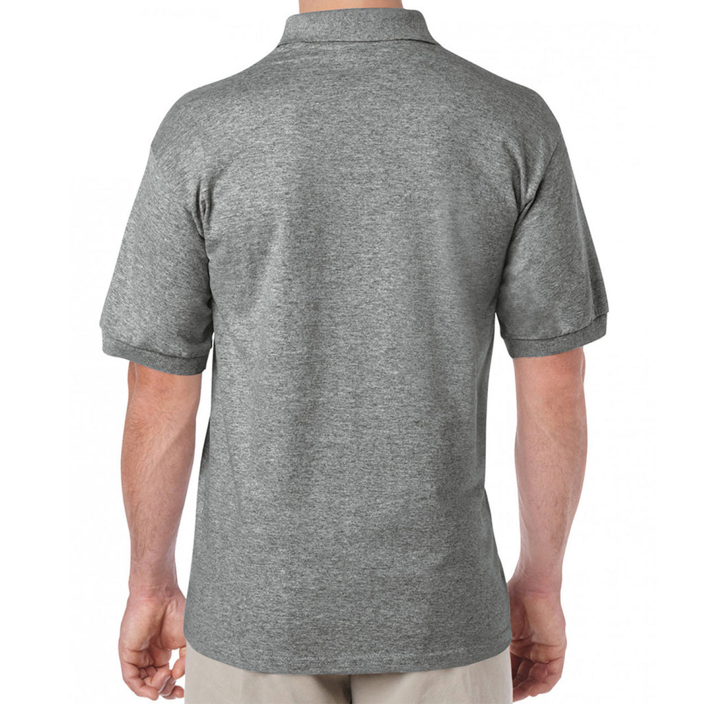 Gildan Men's Graphite Heather DryBlend Jersey Polo Shirt