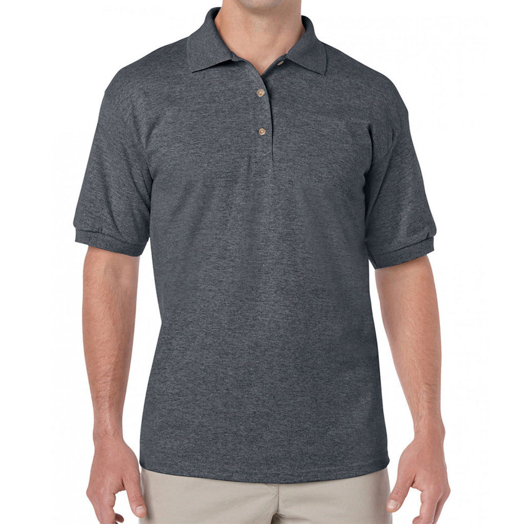 Gildan Men's Gravel DryBlend Jersey Polo Shirt