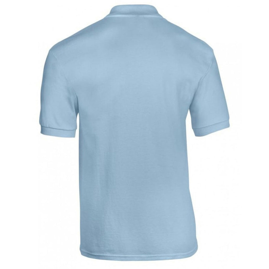 Gildan Men's Light Blue DryBlend Jersey Polo Shirt