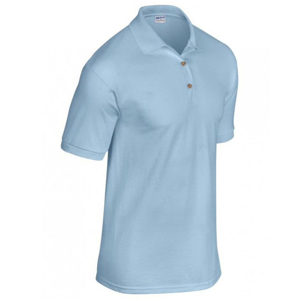 Gildan Men's Light Blue DryBlend Jersey Polo Shirt