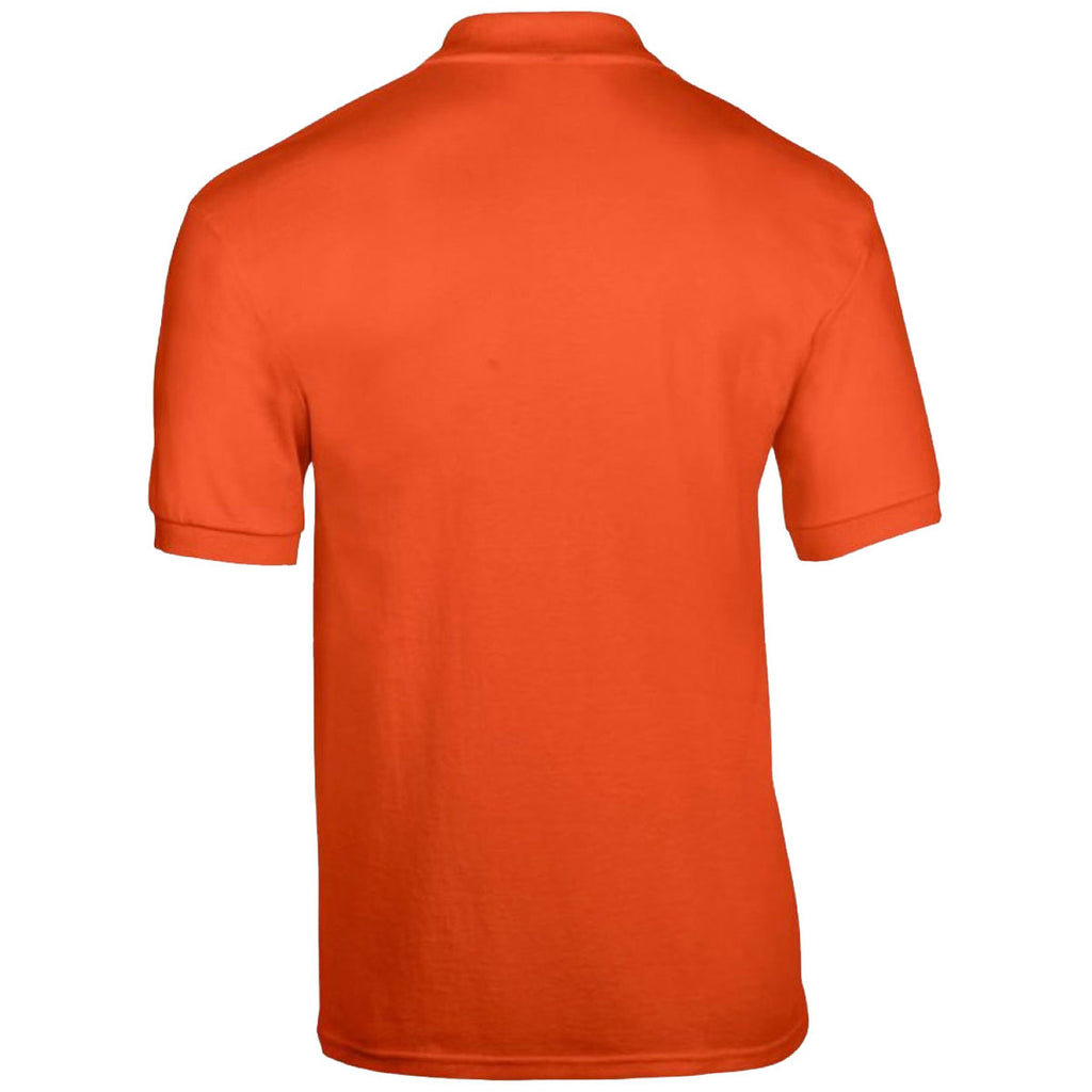 Gildan Men's Orange DryBlend Jersey Polo Shirt