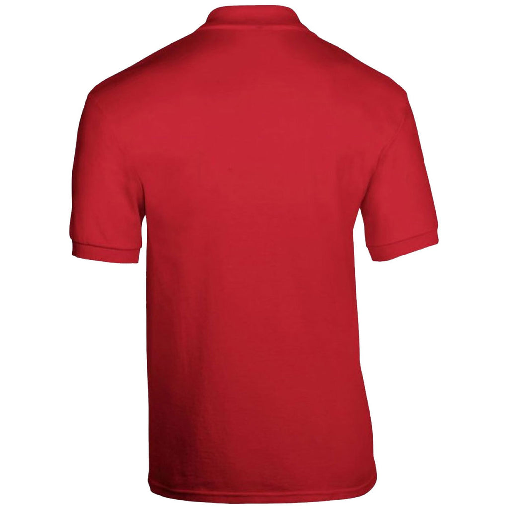 Gildan Men's Red DryBlend Jersey Polo Shirt