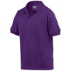Gildan Youth Purple DryBlend Jersey Polo Shirt