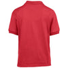 Gildan Youth Red DryBlend Jersey Polo Shirt