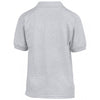 Gildan Youth Sport Grey DryBlend Jersey Polo Shirt
