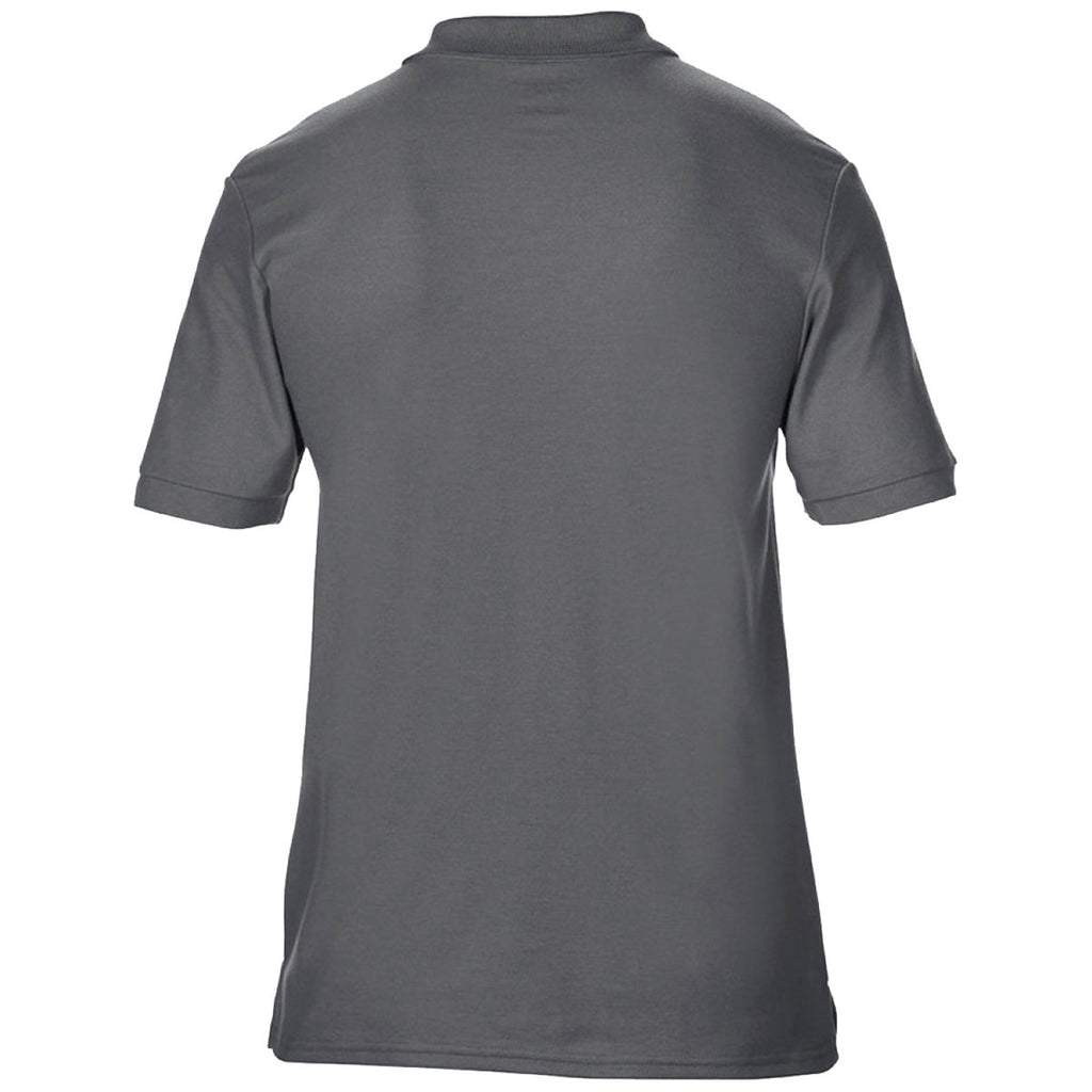 Gildan Men's Charcoal DryBlend Double Pique Polo Shirt