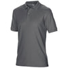 Gildan Men's Charcoal DryBlend Double Pique Polo Shirt