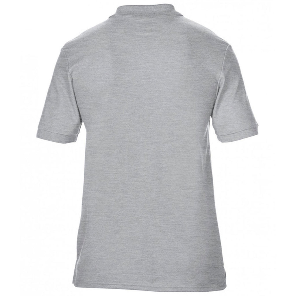 Gildan Men's Sport Grey DryBlend Double Pique Polo Shirt